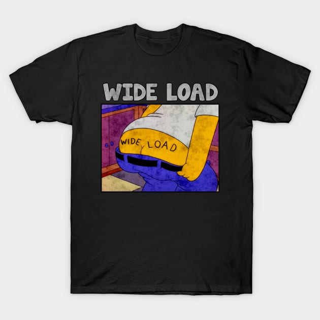Wallpaper wide load funny T-Shirt by Droneiki
